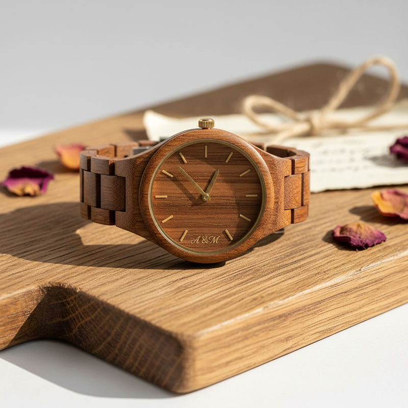 You Are My Life - Wooden Watch
